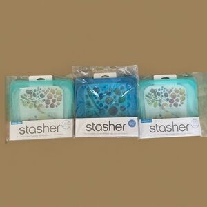 Stashers lot of three
sandwich size • 450 ml / 15 fl oz